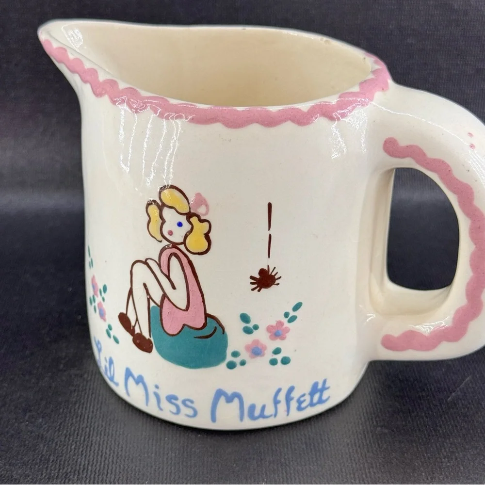 Vintage Lil Miss Muffett Ceramic Creamer Original By Dora California